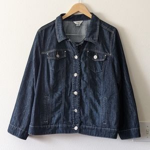 CJ Banks Jean Jacket Button Down
